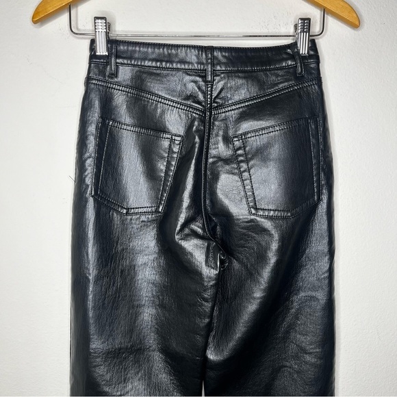 Aritzia Wilfred Melina Straight Leg Vegan Leather Pants - Picture 8 of 10
